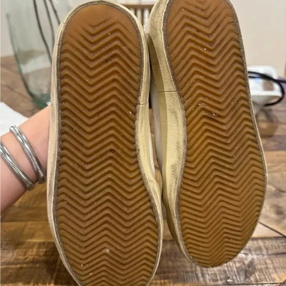 Golden Goose White and Blue Sneakers - Picture 5 of 5